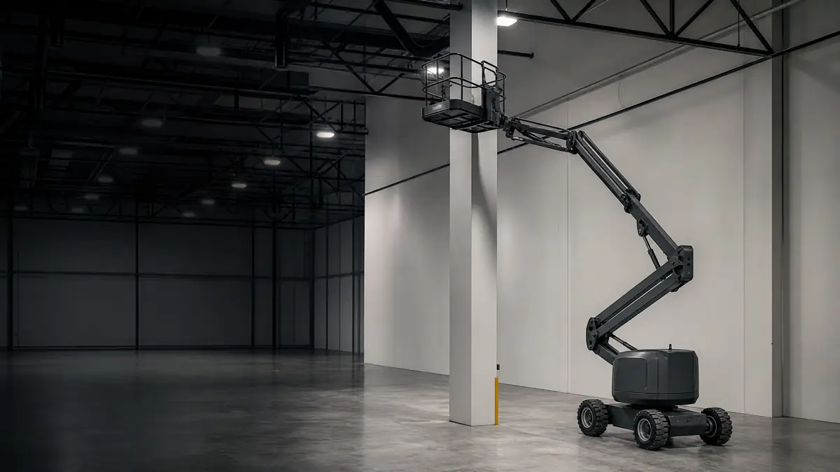 Articulating Boom Lifts jobsite access in Fayetteville