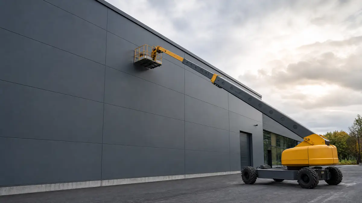 Boom Lifts jobsite access in Fayetteville